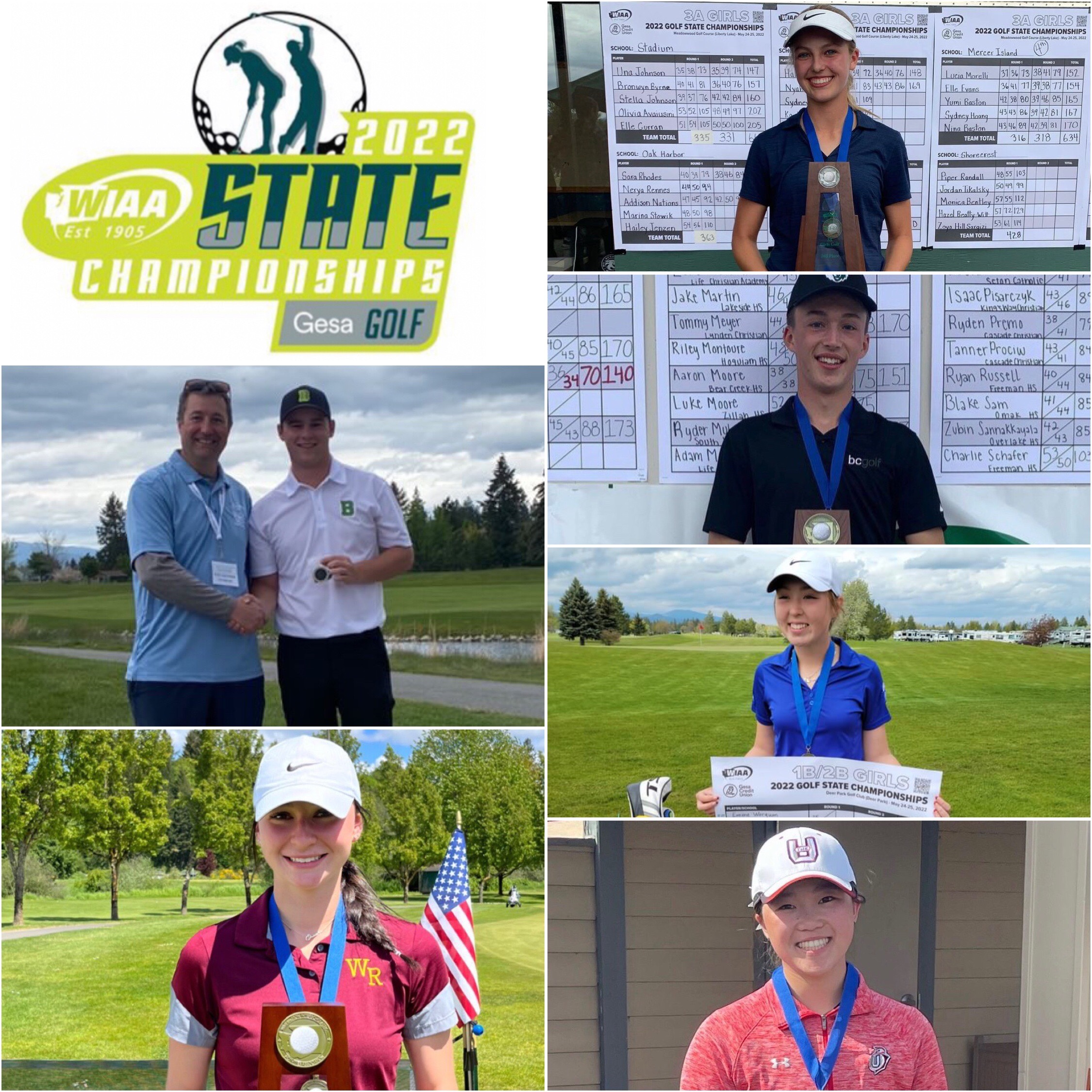 🌲Final Ten players win WIAA Washington High School Golf State