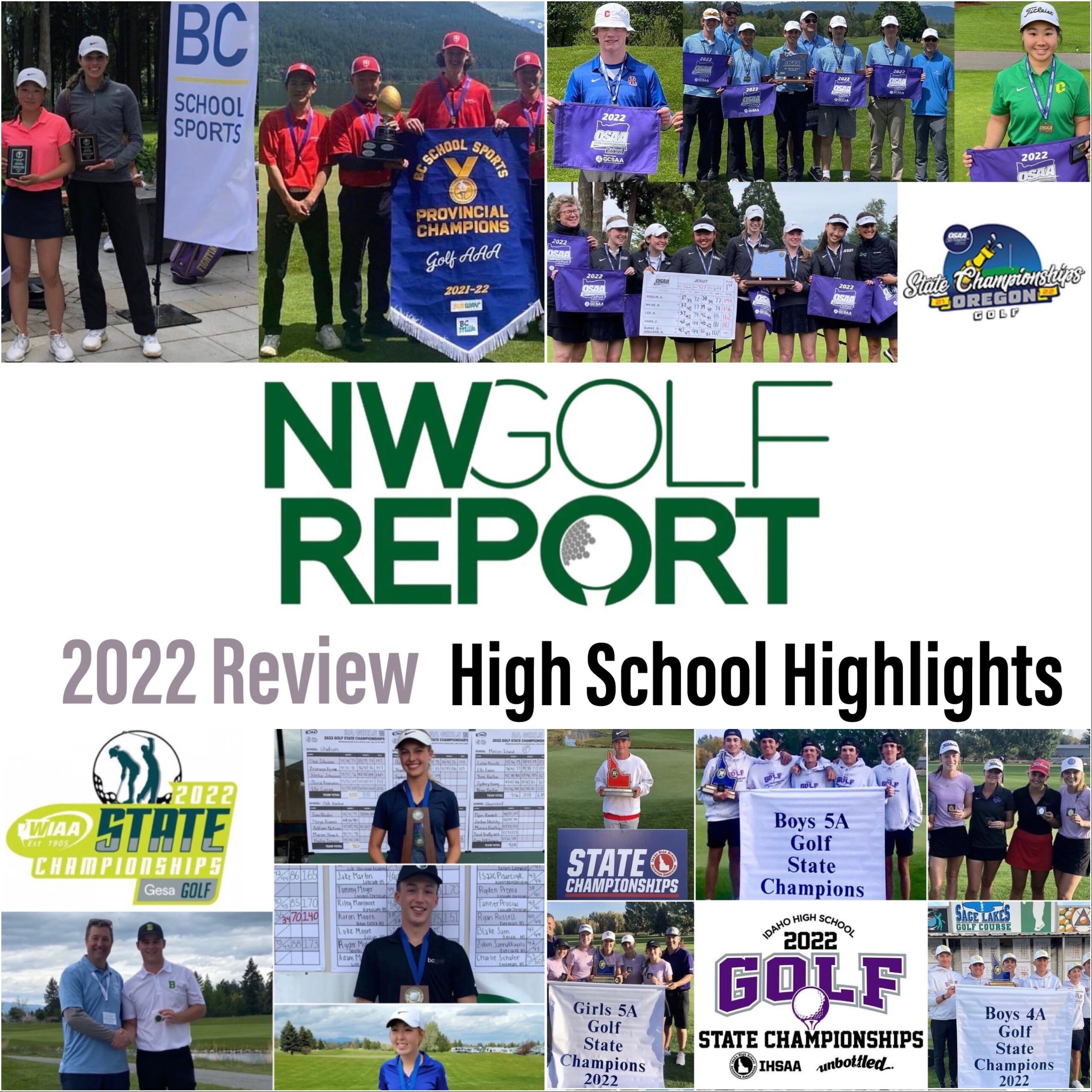 🗓2022 NW Golf Report Review High School Highlights NW Golf Report
